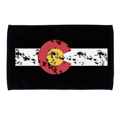 Colorado Flag Patriotic Colorado State Day Microfiber Hand Towel