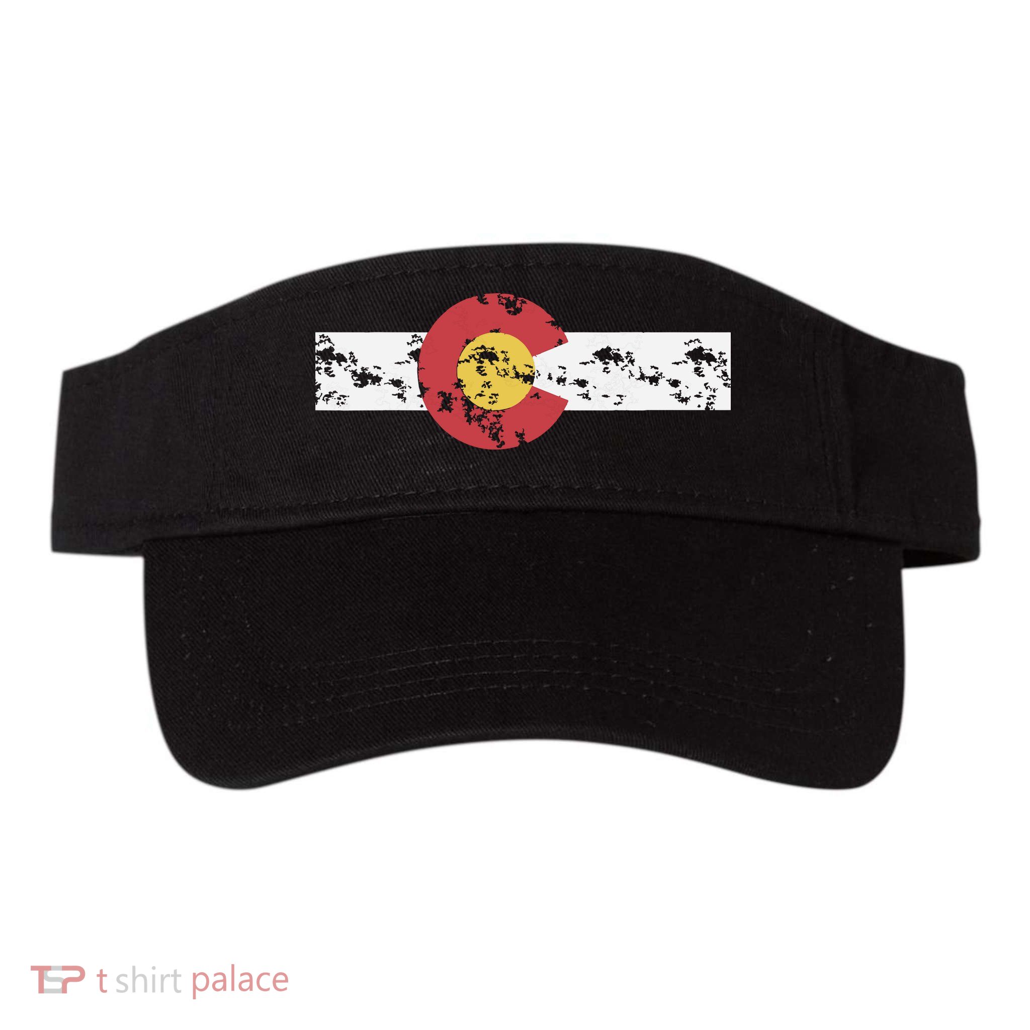 Colorado Flag Patriotic Colorado State Day Visor
