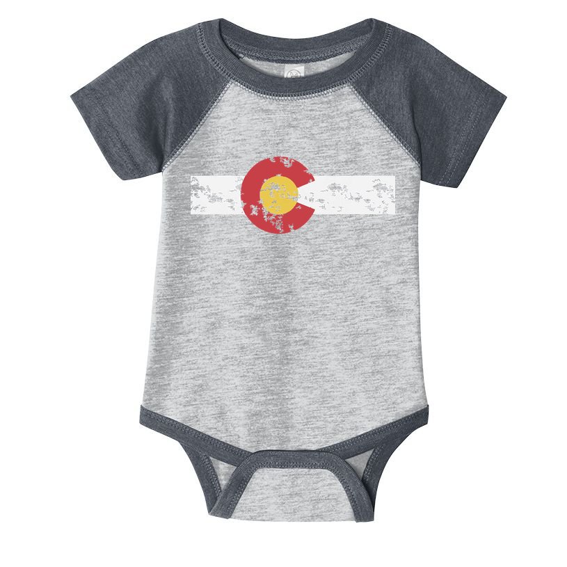 Colorado Flag Patriotic Colorado State Day Infant Baby Jersey Bodysuit