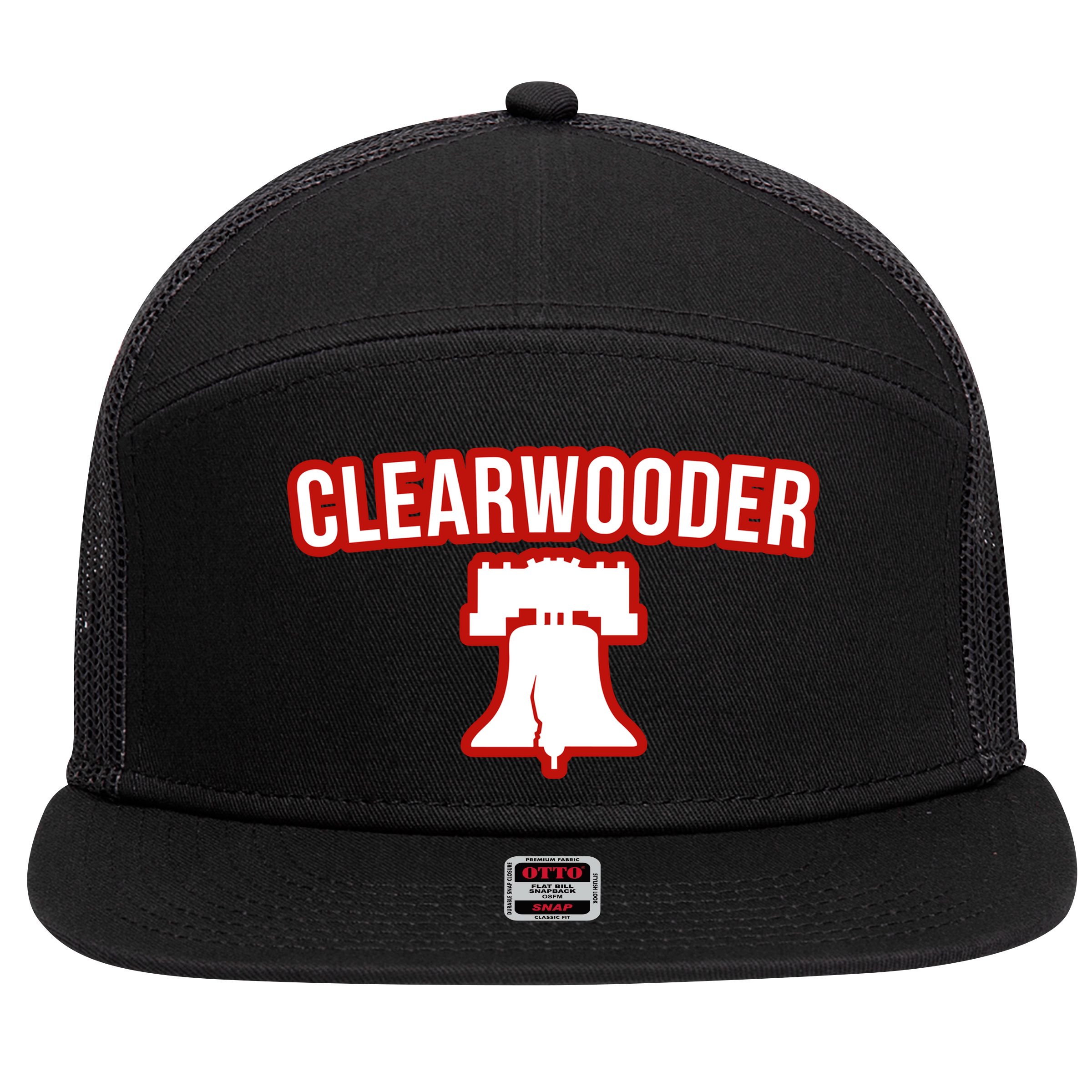 Clearwooder Florida Philadelphia Baseball Spring Training Gift 7 Panel Mesh Trucker Snapback Hat