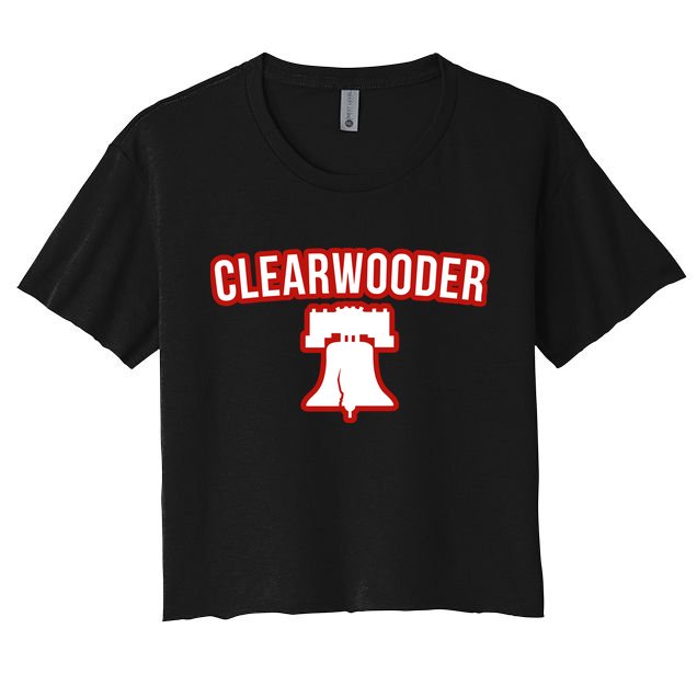 Clearwooder Florida Philadelphia Baseball Spring Training Gift Crop Top
