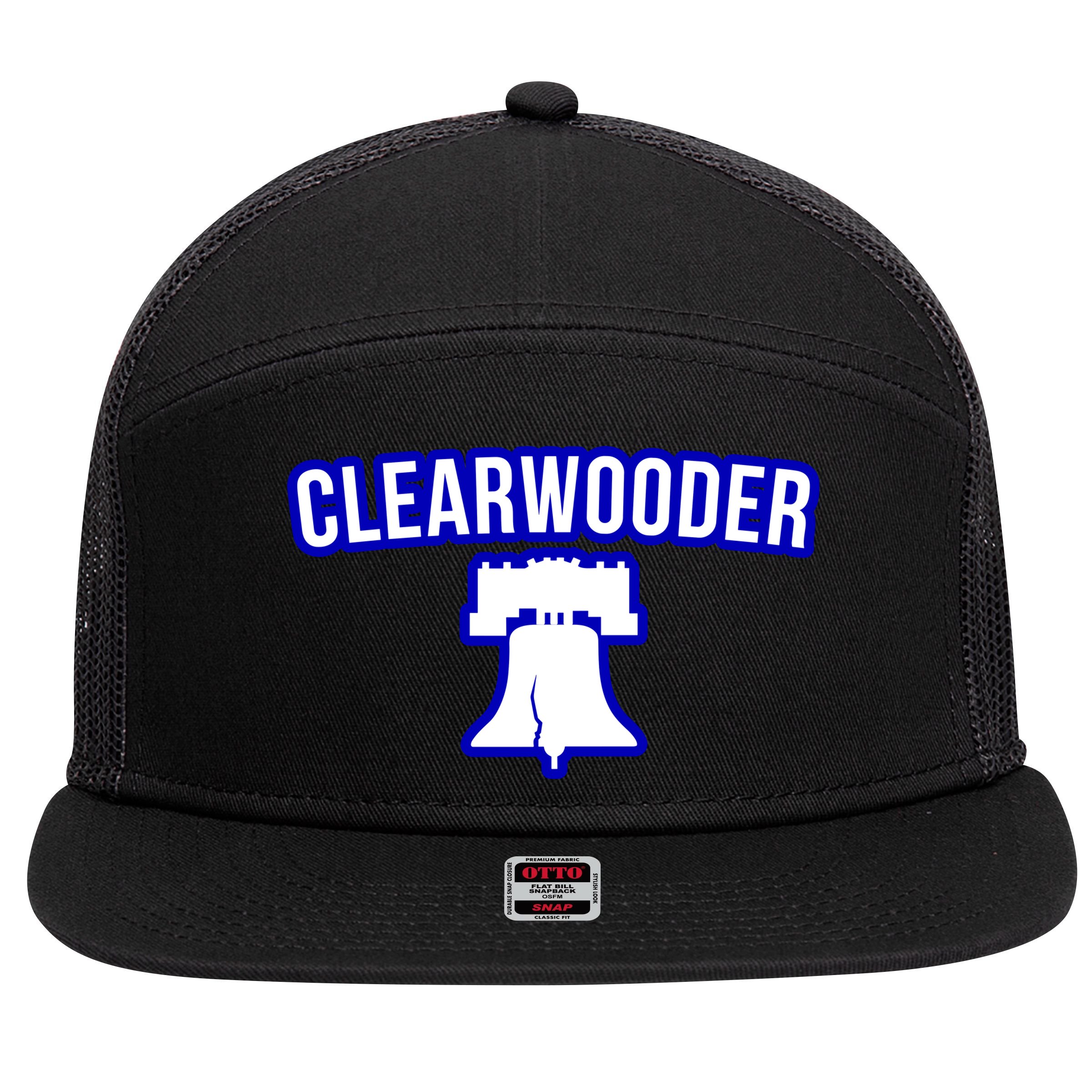 Clearwooder Florida Philadelphia Baseball Spring Training Gift 7 Panel Mesh Trucker Snapback Hat