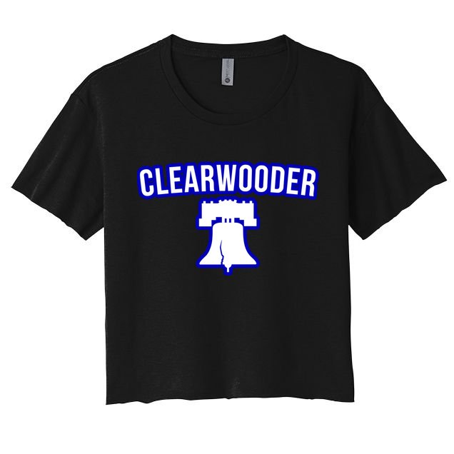 Clearwooder Florida Philadelphia Baseball Spring Training Gift Crop Top