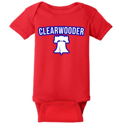 Clearwooder Florida Philadelphia Baseball Spring Training Gift Baby Bodysuit