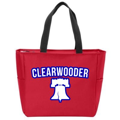 Clearwooder Florida Philadelphia Baseball Spring Training Gift Zip Tote Bag