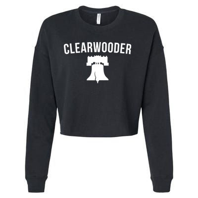 Clearwooder Florida Philadelphia Baseball Spring Training Gift Cropped Pullover Crew