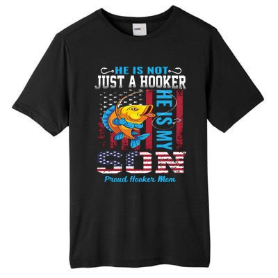 Cool Fishing Proud Hooker Mom Tall Fusion ChromaSoft Performance T-Shirt