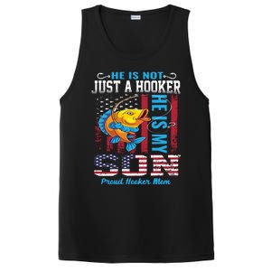 Cool Fishing Proud Hooker Mom PosiCharge Competitor Tank