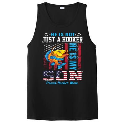 Cool Fishing Proud Hooker Mom PosiCharge Competitor Tank