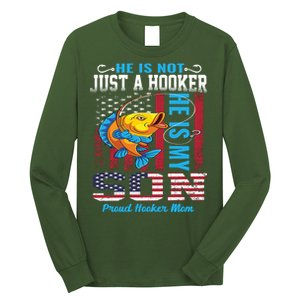 Cool Fishing Proud Hooker Mom Long Sleeve Shirt