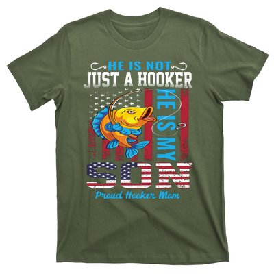 Cool Fishing Proud Hooker Mom T-Shirt