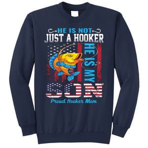 Cool Fishing Proud Hooker Mom Sweatshirt