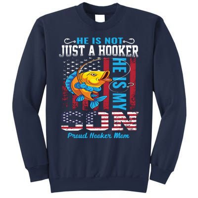 Cool Fishing Proud Hooker Mom Sweatshirt