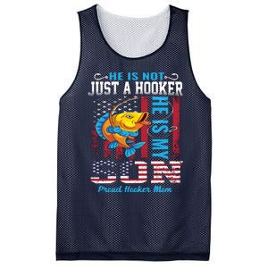 Cool Fishing Proud Hooker Mom Mesh Reversible Basketball Jersey Tank