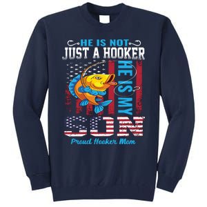 Cool Fishing Proud Hooker Mom Tall Sweatshirt