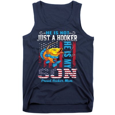 Cool Fishing Proud Hooker Mom Tank Top