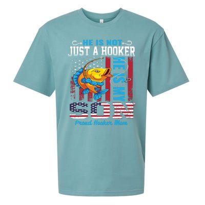 Cool Fishing Proud Hooker Mom Sueded Cloud Jersey T-Shirt