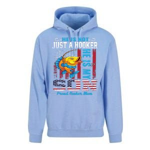 Cool Fishing Proud Hooker Mom Unisex Surf Hoodie