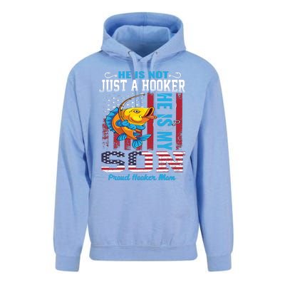 Cool Fishing Proud Hooker Mom Unisex Surf Hoodie