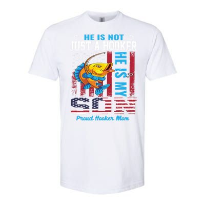 Cool Fishing Proud Hooker Mom Softstyle CVC T-Shirt