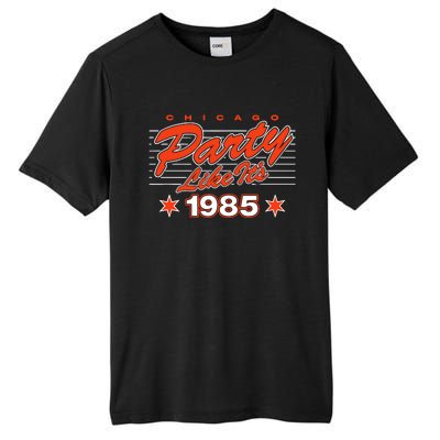 Chicago Football Party Like It’S 1985 Tall Fusion ChromaSoft Performance T-Shirt