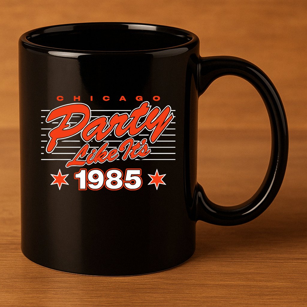 Chicago Football Party Like It’S 1985 11oz C Handle Ceramic Mug