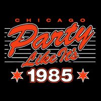Chicago Football Party Like It’S 1985 Toddler T-Shirt