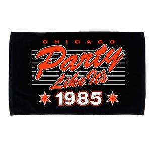 Chicago Football Party Like It’S 1985 Microfiber Hand Towel