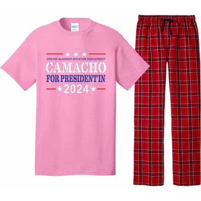 Camacho For PresidentIn 2024 Presidential Election Humor Pajama Set