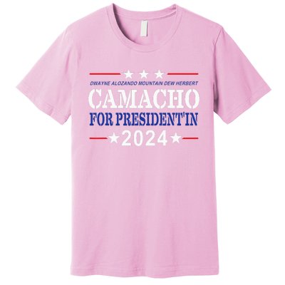 Camacho For PresidentIn 2024 Presidential Election Humor Premium T-Shirt