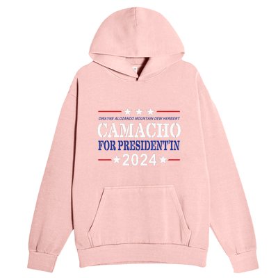 Camacho For PresidentIn 2024 Presidential Election Humor Urban Pullover Hoodie