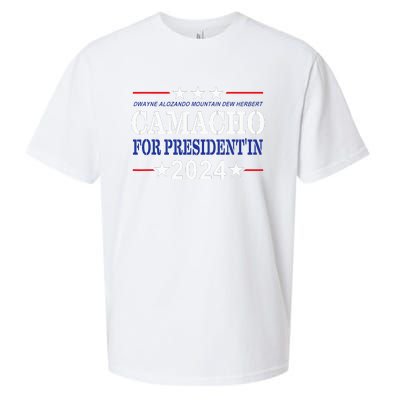 Camacho For PresidentIn 2024 Presidential Election Humor Sueded Cloud Jersey T-Shirt