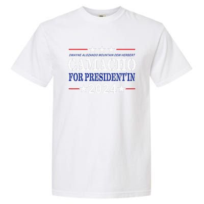 Camacho For PresidentIn 2024 Presidential Election Humor Garment-Dyed Heavyweight T-Shirt