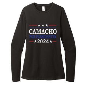 CAMACHO FOR PRESIDENTIN 2024 Presidential Election Humor Womens CVC Long Sleeve Shirt