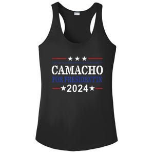 CAMACHO FOR PRESIDENTIN 2024 Presidential Election Humor Ladies PosiCharge Competitor Racerback Tank