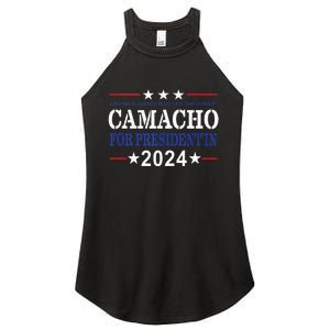 CAMACHO FOR PRESIDENTIN 2024 Presidential Election Humor Women's Perfect Tri Rocker Tank