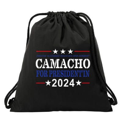 CAMACHO FOR PRESIDENT'IN 2024 Presidential Election Humor Drawstring Bag