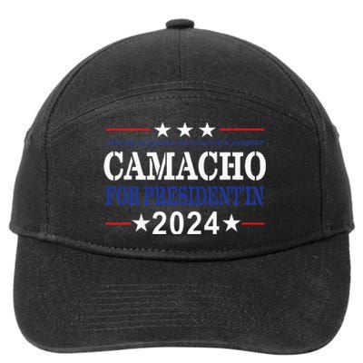 CAMACHO FOR PRESIDENT'IN 2024 Presidential Election Humor 7-Panel Snapback Hat