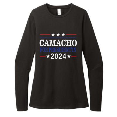 CAMACHO FOR PRESIDENT'IN 2024 Presidential Election Humor Womens CVC Long Sleeve Shirt