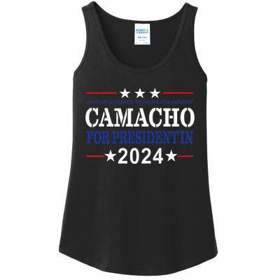 CAMACHO FOR PRESIDENT'IN 2024 Presidential Election Humor Ladies Essential Tank