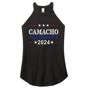 CAMACHO FOR PRESIDENT'IN 2024 Presidential Election Humor Women's Perfect Tri Rocker Tank