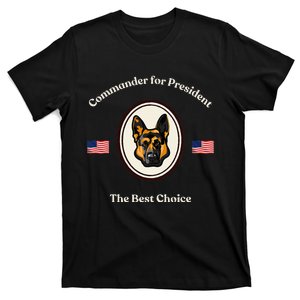 Commander For President Candidate Up For Election T-Shirt