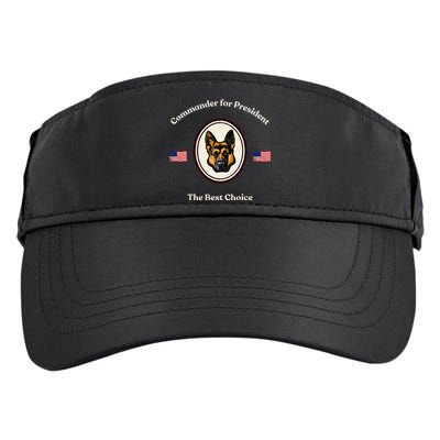 Commander For President Candidate Up For Election Adult Drive Performance Visor