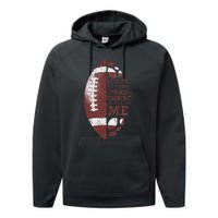 Christian Football Philippians 413 Performance Fleece Hoodie