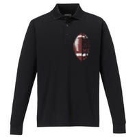 Christian Football Philippians 413 Performance Long Sleeve Polo