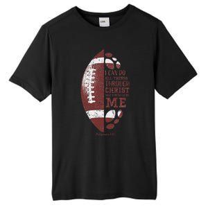 Christian Football Philippians 413 Tall Fusion ChromaSoft Performance T-Shirt