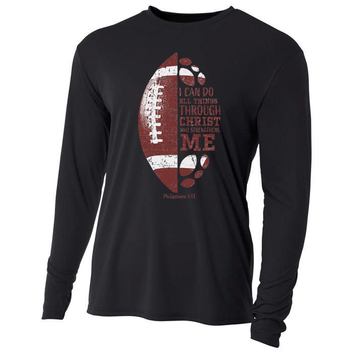 Christian Football Philippians 413 Cooling Performance Long Sleeve Crew