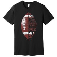 Christian Football Philippians 413 Premium T-Shirt