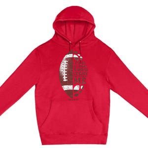 Christian Football Philippians 413 Premium Pullover Hoodie