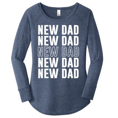 Celebrate Fatherhood Proud New Dad FatherS Day Daddy Great Gift Women's Perfect Tri Tunic Long Sleeve Shirt